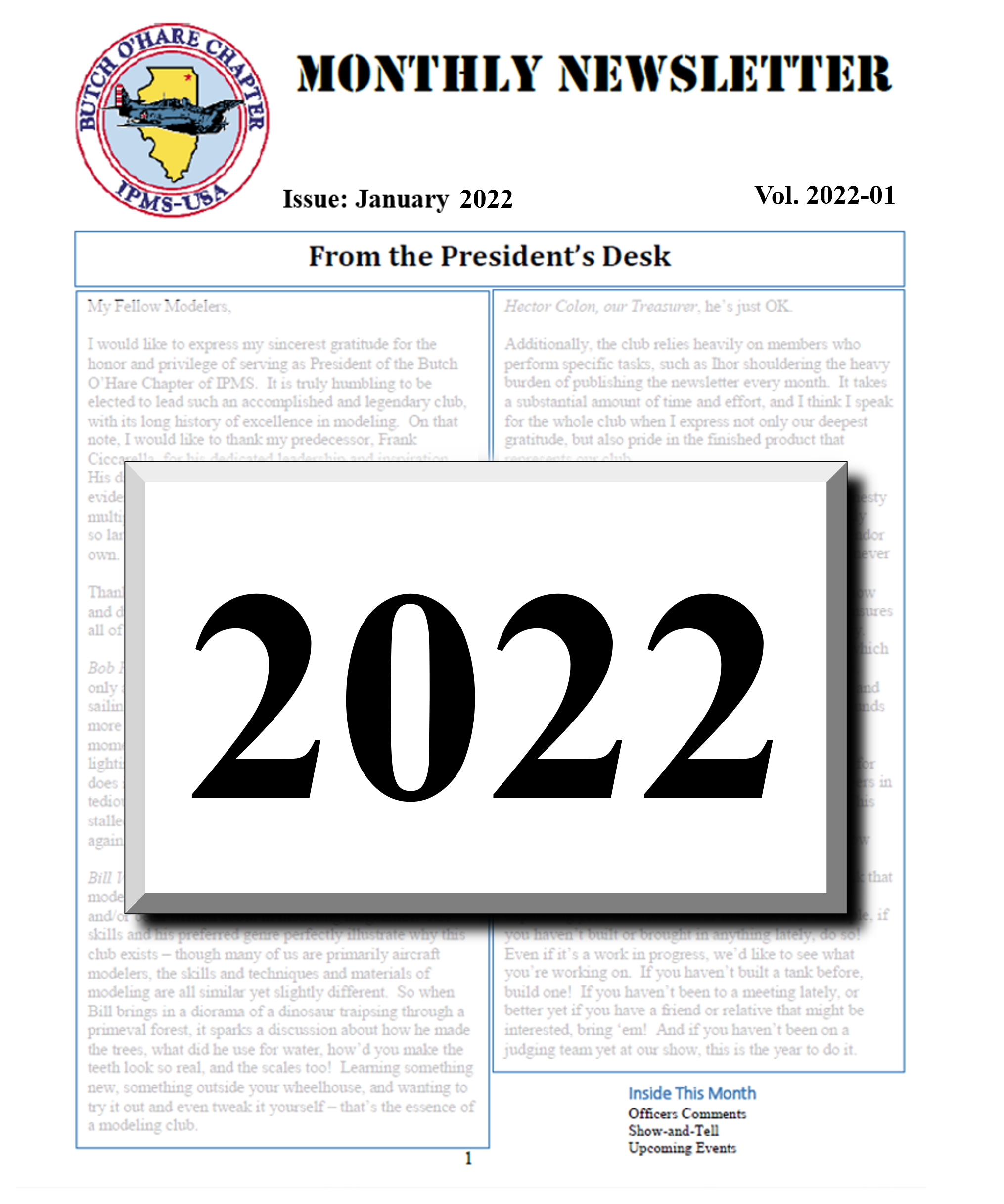 2022 Newsletters